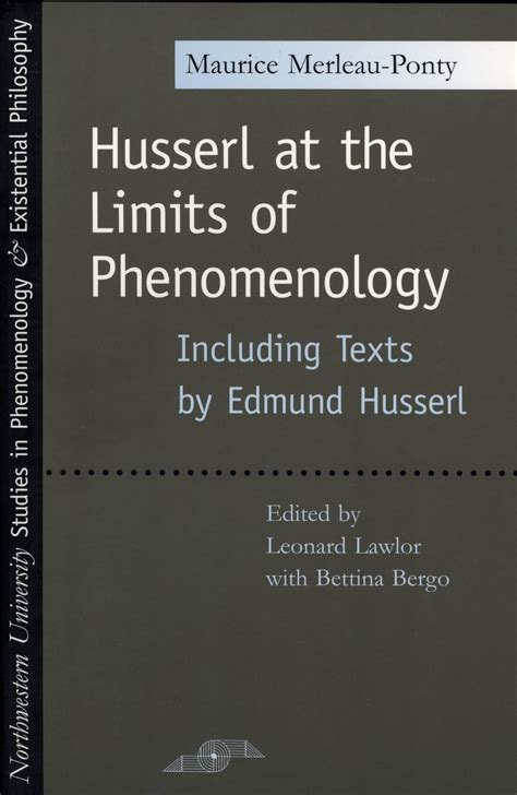 Husserl at the Limits of Phenomenology (SPEP): Including Texts Epub