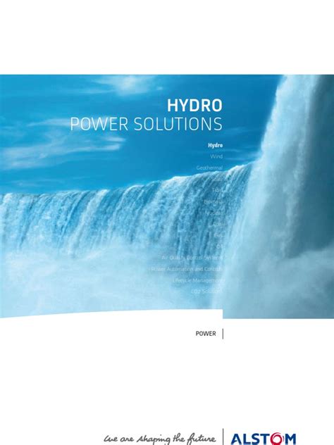 Hydro Power Solutions Alstom The Worlds Epub