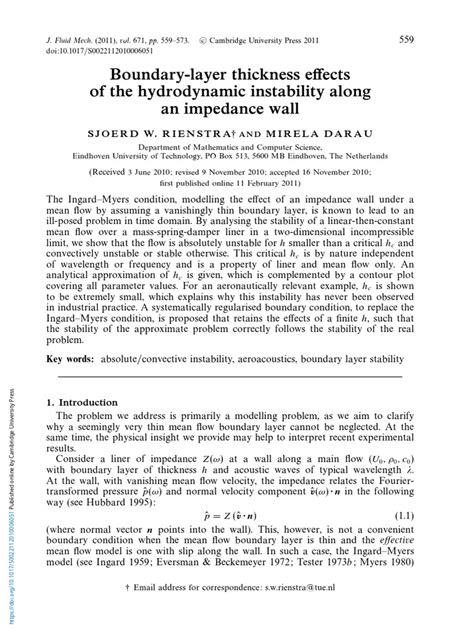 Hydrodynamic Instability: A Phenomenon with Far-Reaching Implications