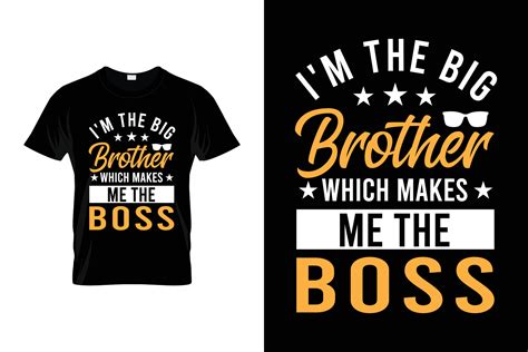 I'm a Big Brother T-Shirt: The Perfect Way to Show Off Your New Role