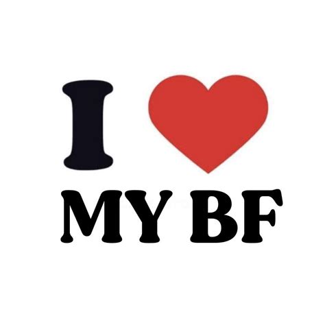 I Heart My Bf Template