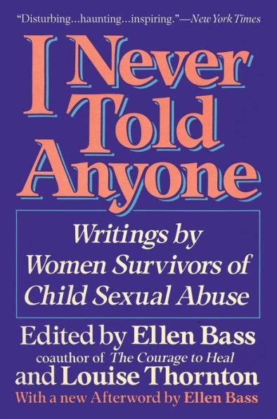 I Never Told Anyone Writings by Women Survivors of Child Sexual Abuse Epub