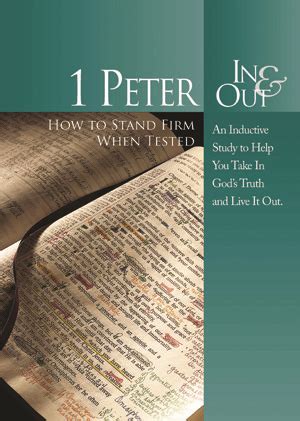 I Peter How to Stand Firm When Tested In and Out Bible Studies Doc