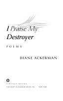 I Praise My Destroyer Poems Epub