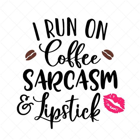 I Run on Coffee Sarcasm and Lipstick Notebook and Journal Mint Gold and Coral Pink on Navy Premium Cover Design with Modern Calligraphy and Lettering Art and Organization for Students and Teachers Epub