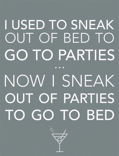 I Used to Go Out to Parties