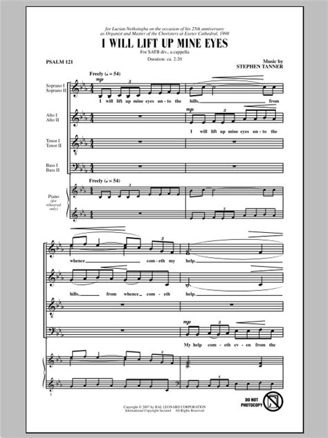 I Will Lift Up Mine Eyes: Vocal Score Ebook Kindle Editon
