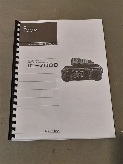 IC 7000 MANUAL EN ESPANOL Ebook Doc