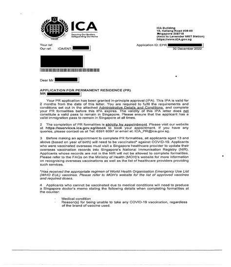 ICA Singapore's Letter of Approval: A Valuable Credential for Businesses