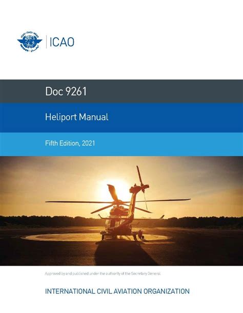 ICAO HELIPORT MANUAL DOC 9261 Ebook Epub