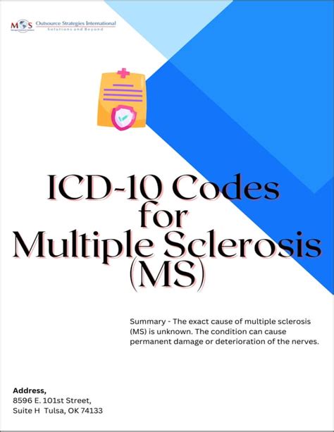 ICD-10 Code for Multiple Sclerosis: A Comprehensive Guide