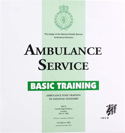 IHCD BASIC TRAINING MANUAL AMBULANCE SERVICE Ebook Doc