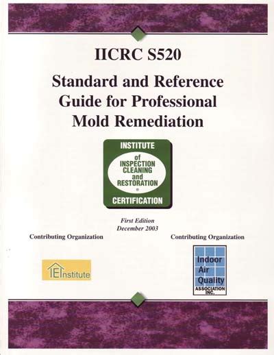 IICRC S520 STANDARD REFERENCE GUIDE MOLD Ebook Reader
