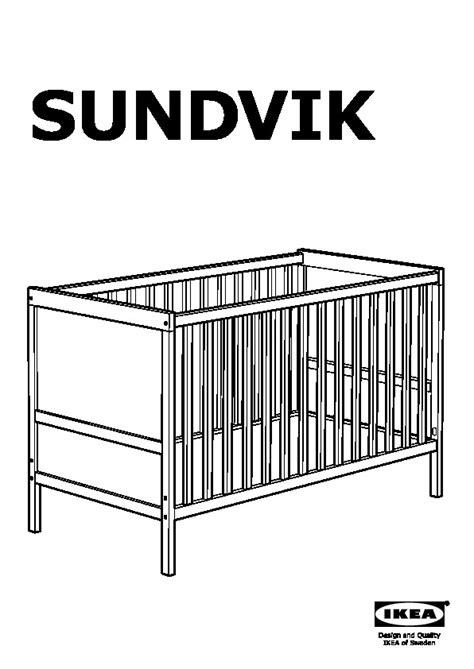 IKEA SUNDVIK CRIB ASSEMBLY INSTRUCTIONS Ebook Reader