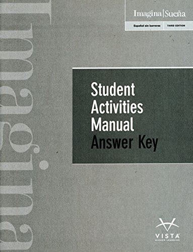 IMAGINA STUDENT ACTIVITIES MANUAL ANSWER KEY Ebook Kindle Editon