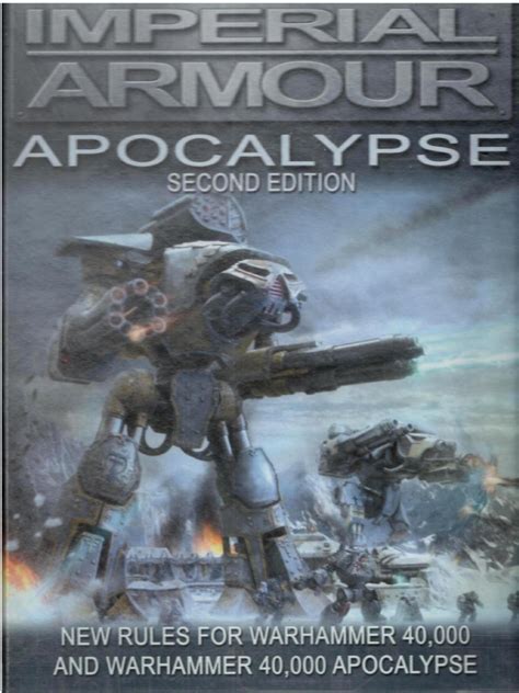 IMPERIAL ARMOUR APOCALYPSE SECOND EDITION Ebook Kindle Editon