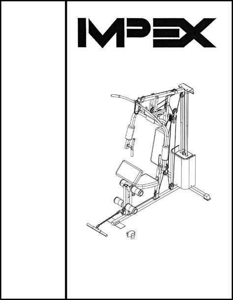 IMPEX COMPETITOR HOME GYM WM 1505 W COMPLETE EXERCISE GUIDE MANUAL Ebook Kindle Editon