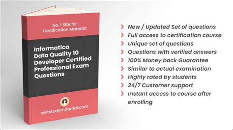 INFORMATICA DEVELOPER CERTIFICATION 9 QUESTIONS Ebook Epub