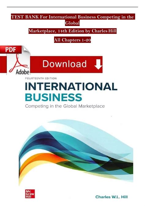 INTERNATIONAL BUSINESS COMPETING 9TH EDITION HILL TEST Ebook Epub