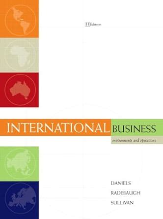 INTERNATIONAL BUSINESS DANIELS 11TH EDITION Ebook Reader