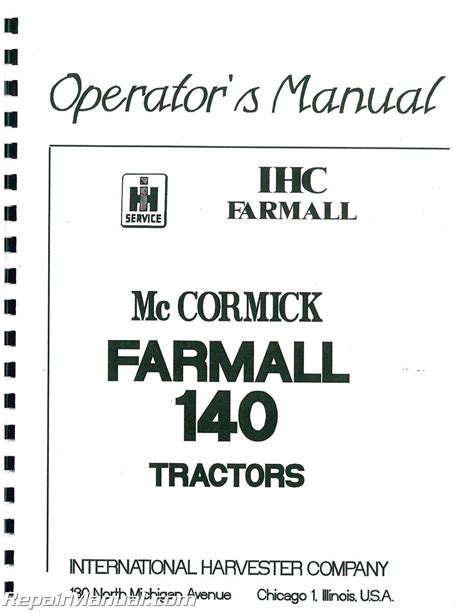 INTERNATIONAL FARMALL 140 MANUAL Ebook PDF