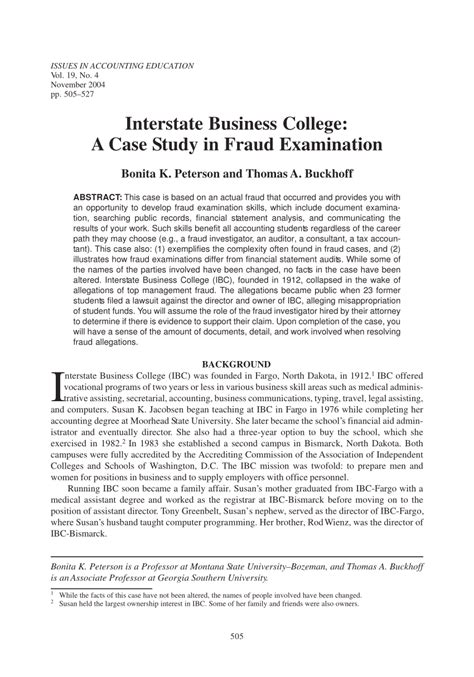 INTERSTATE BUSINESS COLLEGE CASE SOLUTION Ebook PDF