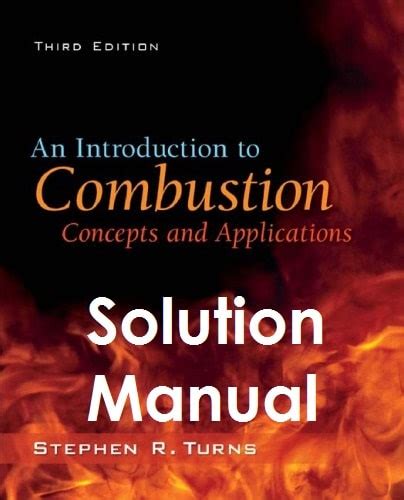 INTRODUCTION TO COMBUSTION SOLUTION MANUAL STEPHAN Ebook Kindle Editon