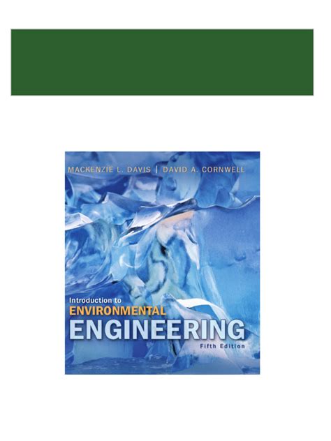 INTRODUCTION TO ENVIRONMENTAL ENGINEERING 5TH Ebook Reader