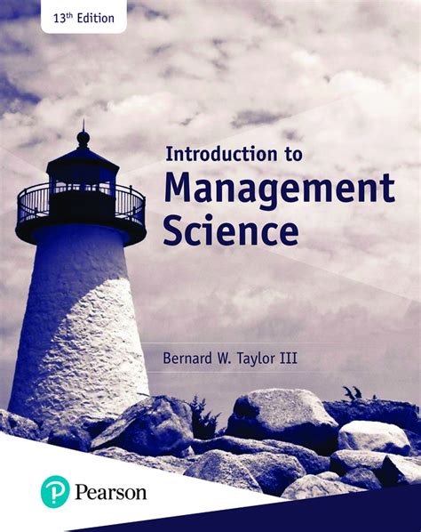 INTRODUCTION TO MANAGEMENT SCIENCE 13TH EDITION ANSWERS Ebook Reader