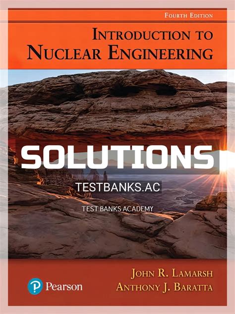 INTRODUCTION TO NUCLEAR ENGINEERING LAMARSH PROBLEMS SOLUTIONS Ebook Kindle Editon