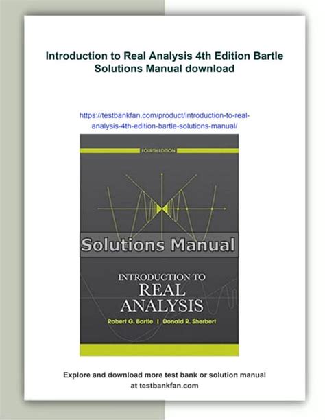 INTRODUCTION TO REAL ANALYSIS 4TH EDITION SOLUTIONS MANUAL Ebook Kindle Editon