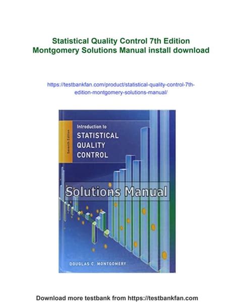 INTRODUCTION TO STATISTICAL QUALITY CONTROL 7TH EDITION SOLUTION MANUAL Ebook Reader