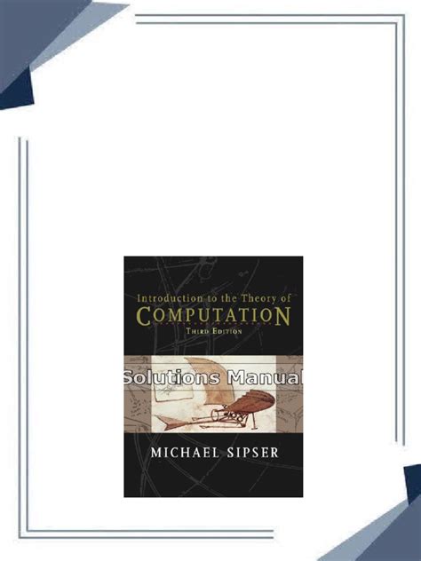 INTRODUCTION TO THE THEORY OF COMPUTATION SOLUTION MANUAL Ebook Reader