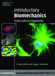 INTRODUCTORY BIOMECHANICS FROM CELLS TO ORGANISMS SOLUTION MANUAL Ebook Epub