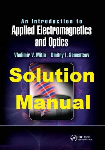 INTRODUCTORY ELECTROMAGNETICS SOLUTION Ebook PDF