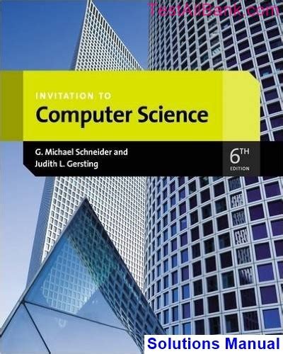 INVITATION TO COMPUTER SCIENCE 6TH EDITION SOLUTION MANUAL Ebook Kindle Editon