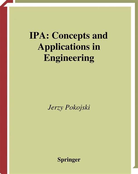 IPA Concepts and Applications in Engineering Epub