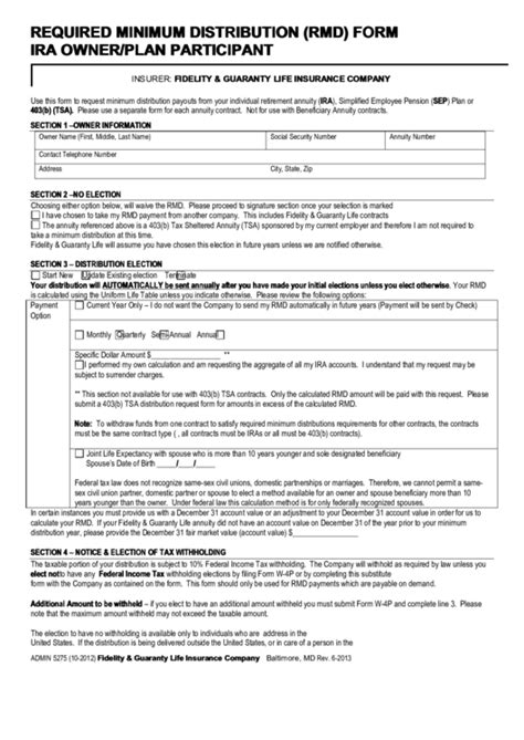 IRA RMD Form: The Ultimate Guide to Required Minimum Distributions