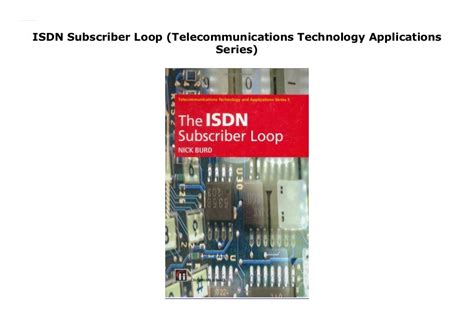 ISDN Subscriber Loop 1st Edition Doc