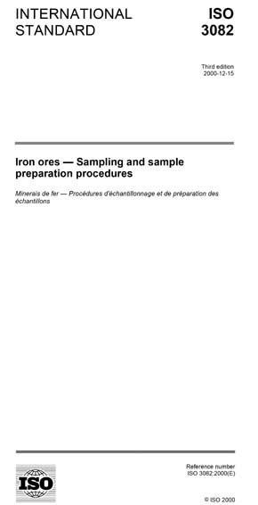 ISO 3082:2000, Iron ores -- Sampling and sample preparation proc Ebook Kindle Editon