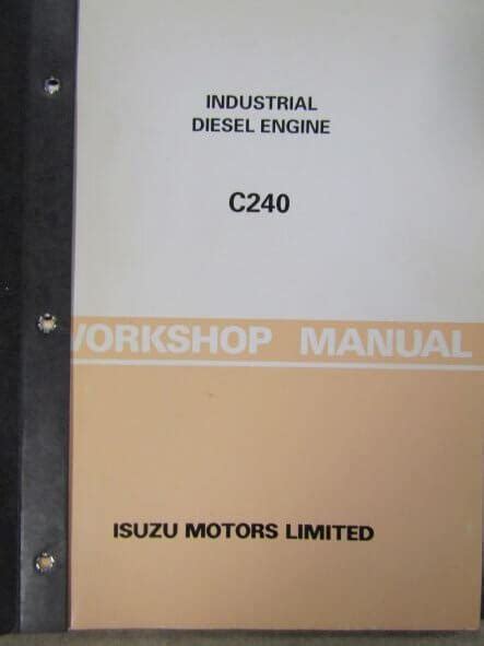 ISUZU C240 WORKSHOP MANUAL Ebook Reader