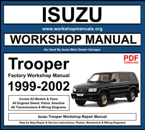 ISUZU TROOPER OWNERS MANUAL Ebook PDF