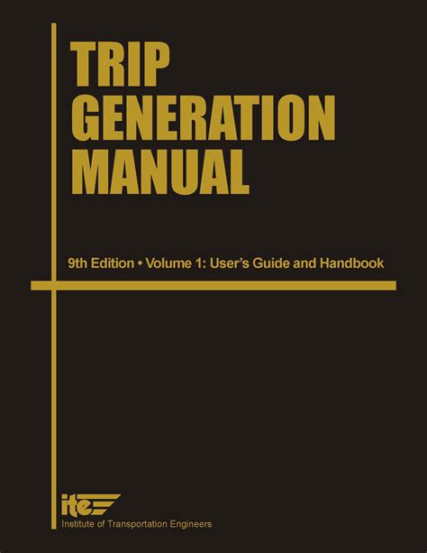 ITE TRIP GENERATION MANUAL 9TH EDITION Ebook PDF