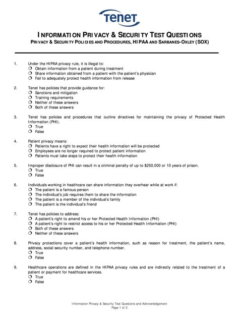 Ia Awareness Test Answers Reader