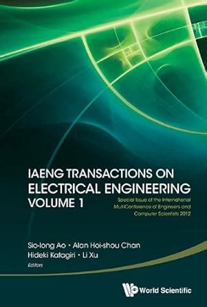 Iaeng Transactions on Electrical Engineering Epub