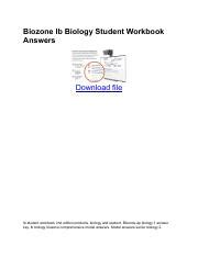 Ib Biology Workbook Answers Doc
