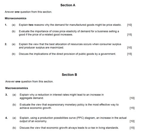 Ib Hl Economics Past Paper Answers Doc