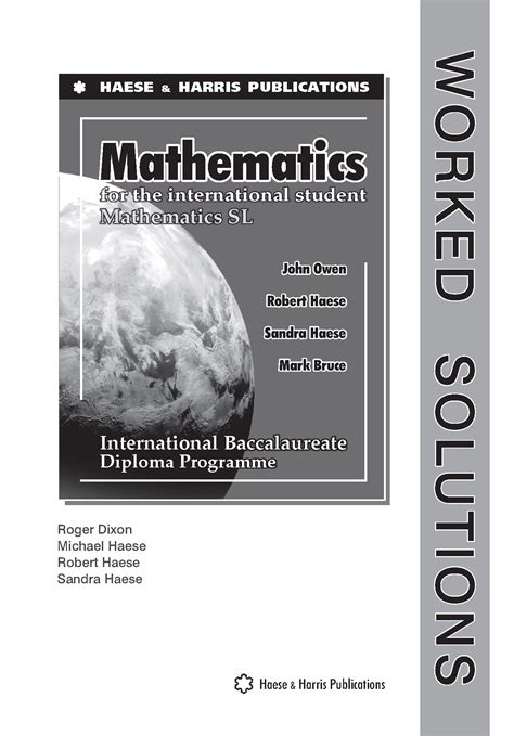 Ib Math Sl Worked Solutions Second Edition Epub