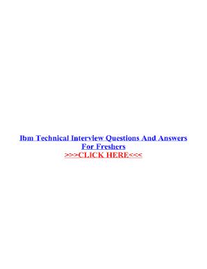 Ibm Technical Interview Questions And Answers Kindle Editon