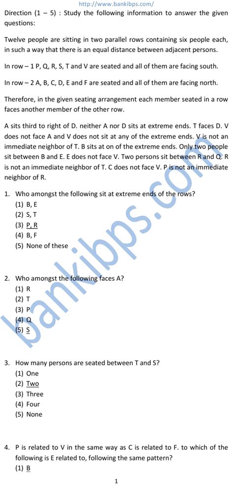 Ibps Po Model Papers With Answers Doc